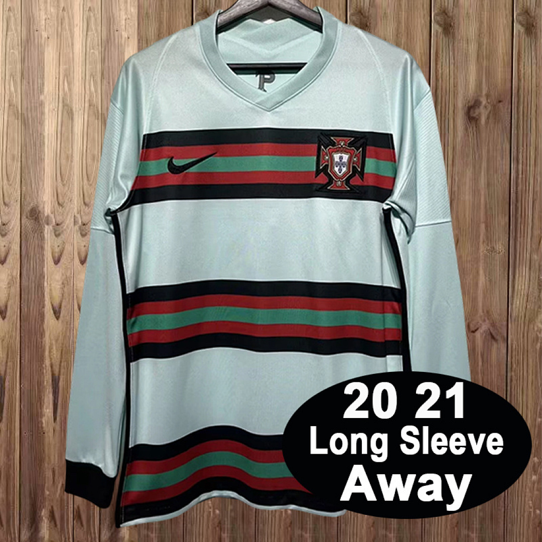 2020-21 Portugal Maillot Exterieur Retro Manches Longues – Image 2