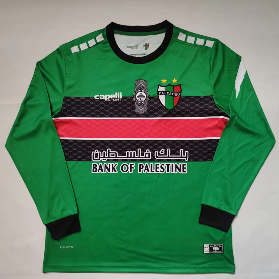 2022-23 Palestino Maillot Domicile Retro Manches Longues – Image 4