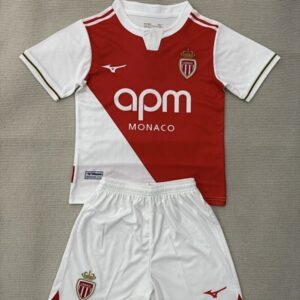 2025-26 AS Monaco Maillot Domicile Enfant