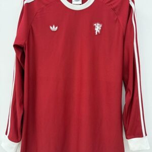 2025-26 Manchester United Maillot Domicile Retro Manches Longues