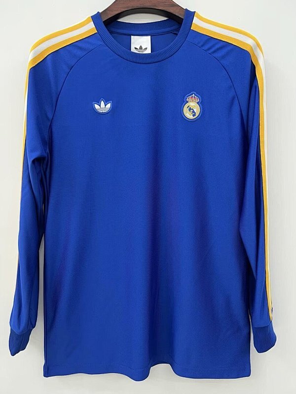 2026-27 Real Madrid Maillot Domicile Retro Manches Longues
