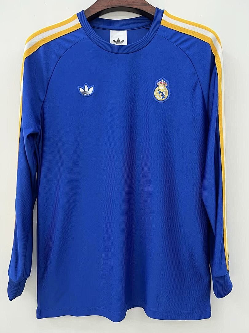 2026-27 Real Madrid Maillot Domicile Retro Manches Longues – Image 4