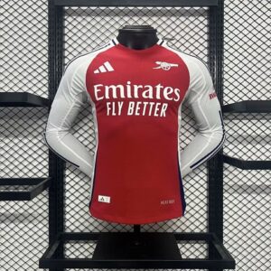 24-25 Arsenal Maillot Domicile Version Joueur Manches Longues