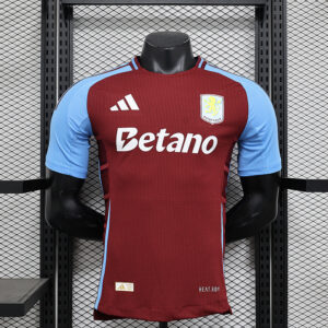 24-25 Aston Villa Maillot Domicile Version Joueur