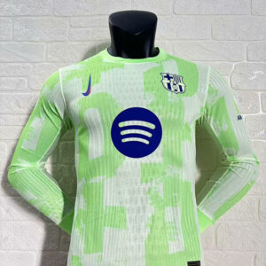 24-25 Barcelona Maillot Third Version Joueur Manches Longues