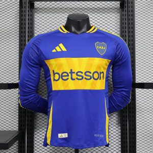 24-25 Boca Juniors Maillot Domicile Version Joueur Manches Longues