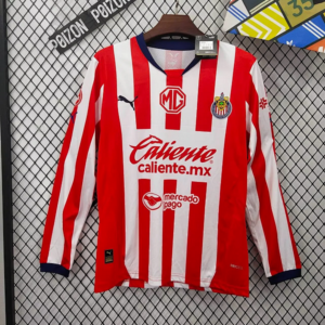 24-25 Chivas Maillot Domicile Manches Longues