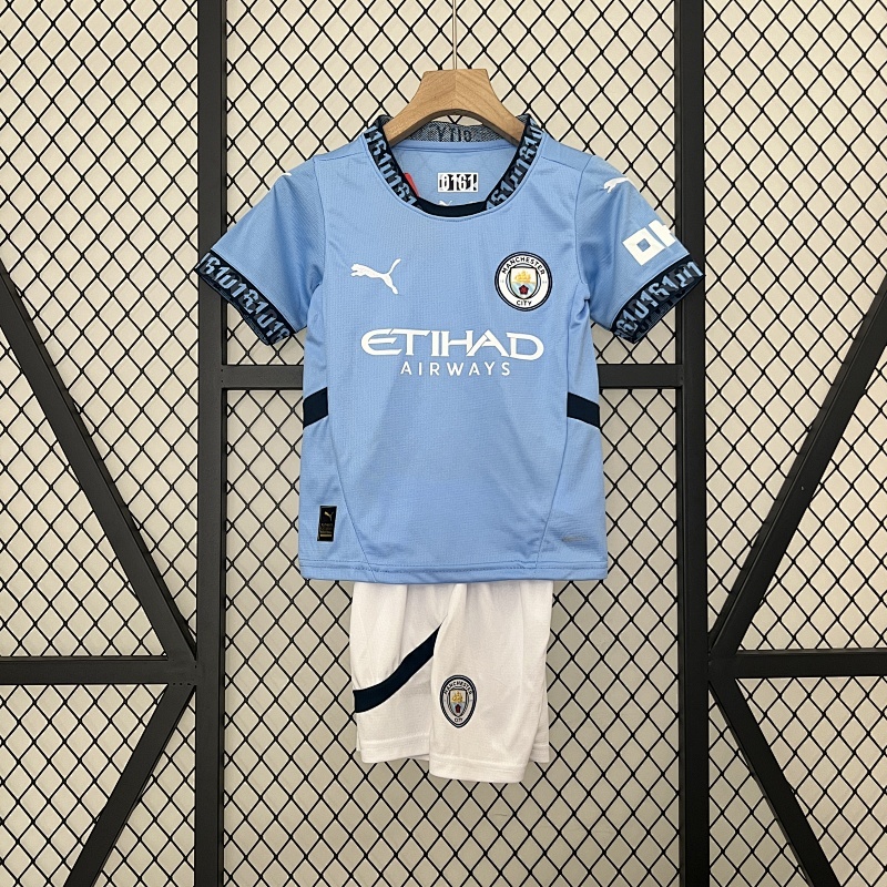 24-25 Manchester City Maillot Domicile Enfant