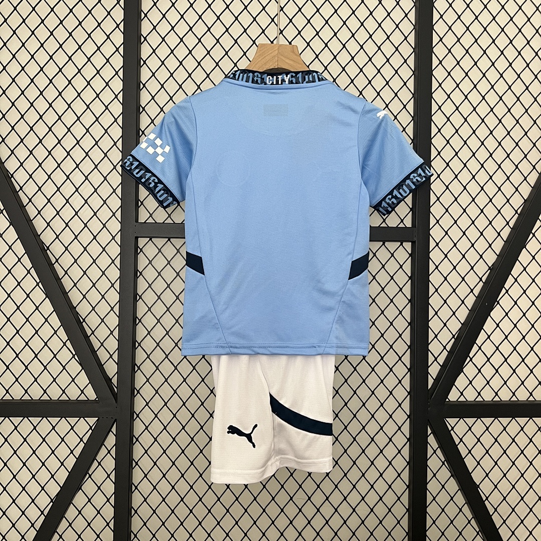 24-25 Manchester City Maillot Domicile Enfant – Image 4