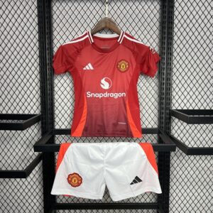 24-25 Manchester United Maillot Domicile Enfant