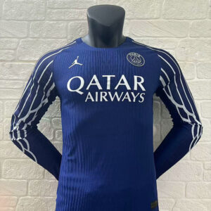 24-25 PSG Maillot Exterieur Version Joueur Manches Longues