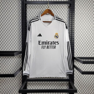 24-25 Real Madrid Maillot Domicile Manches Longues