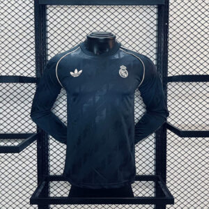 24-25 Real Madrid Maillot Domicile Retro Version Joueur Manches Longues