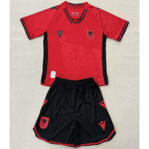 25-26 Albanie Maillot Domicile Enfant