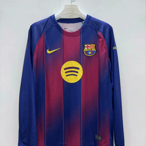 25-26 Barcelona Maillot Domicile Manches Longues