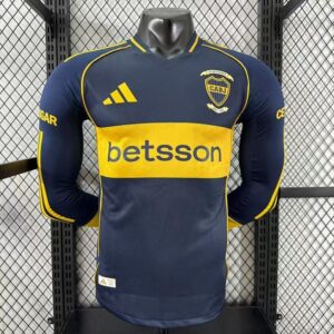 25-26 Boca Juniors Maillot Domicile Version Joueur Manches Longues