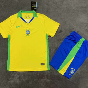 25-26 Bresil Maillot Domicile Enfant