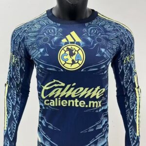 25-26 Club America Maillot Exterieur Version Joueur Manches Longues