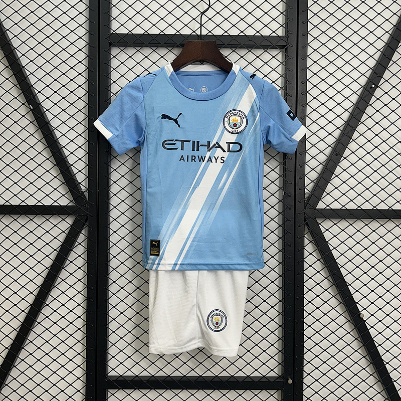25-26 Manchester City Maillot Domicile Enfant
