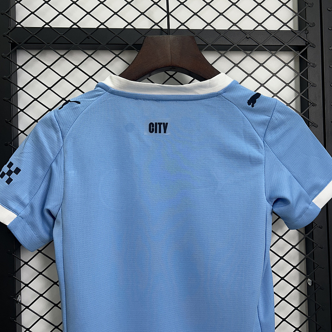25-26 Manchester City Maillot Domicile Enfant – Image 4