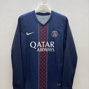 25-26 PSG Maillot Domicile Manches Longues