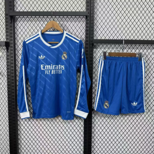 25-26 Real Madrid Maillot Third Enfant Manches Longues