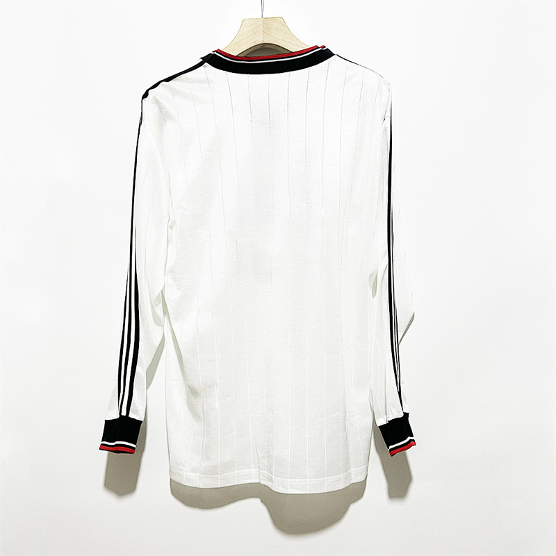 82-83 Manchester United Maillot Exterieur Retro Manches Longues – Image 5