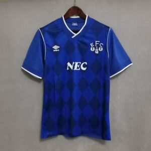 86-87 Everton Maillot Domicile