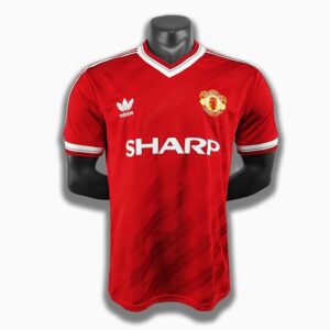 86-88 Manchester United Maillot Domicile