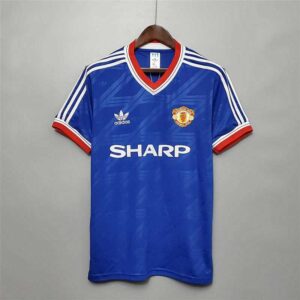 86-88 Manchester United Maillot Exterieur