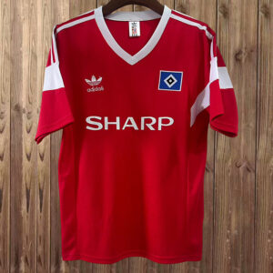 88-89 Hamburger SV Maillot Exterieur Retro