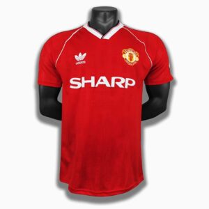 88-89 Manchester United Maillot Domicile