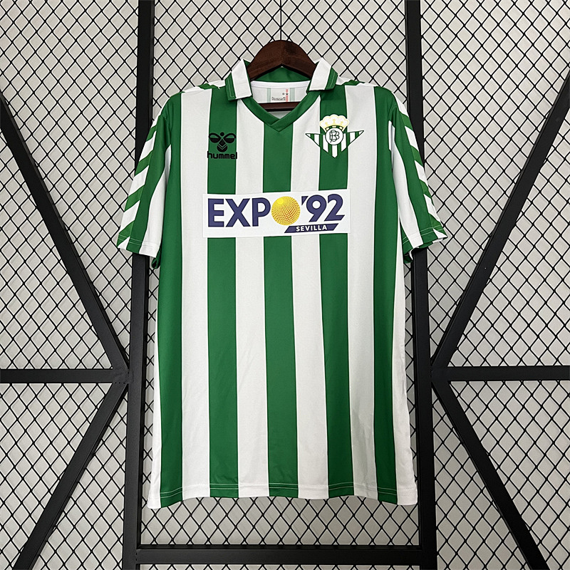 88-89 Real Betis Maillot Domicile Retro