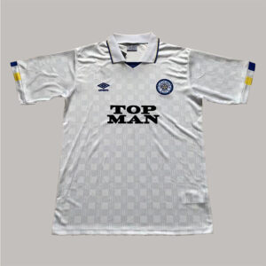 89-91 Leeds United Maillot Domicile