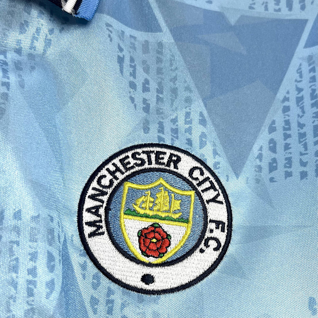 89-91 Manchester City Maillot Domicile Retro – Image 4