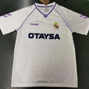 90-91 Real Madrid Maillot Domicile Retro