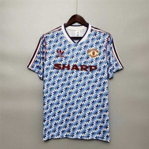 90-92 Manchester United Maillot Exterieur