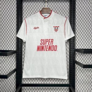 91-92 Sevilla Maillot Domicile Retro
