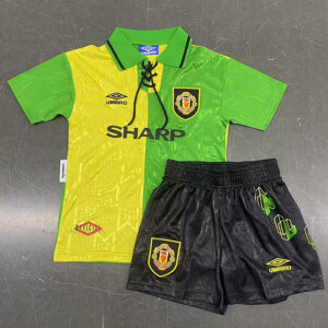 92-94 Manchester United Maillot Third Retro Enfant