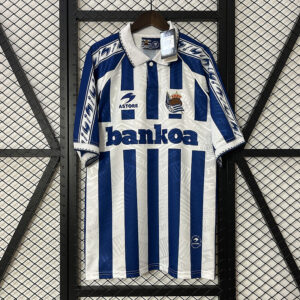 94-95 Real Sociedad Maillot Domicile Retro