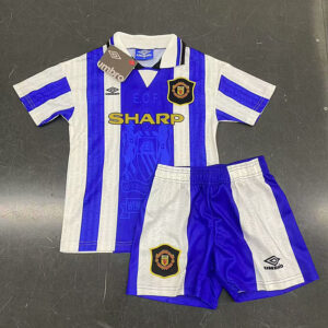 94-96 Manchester United Maillot Third Retro Enfant