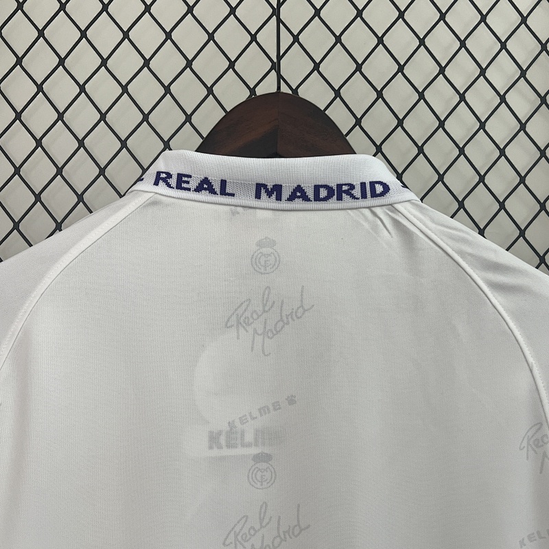 94-96 Real Madrid Maillot Domicile Retro Manches Longues – Image 3