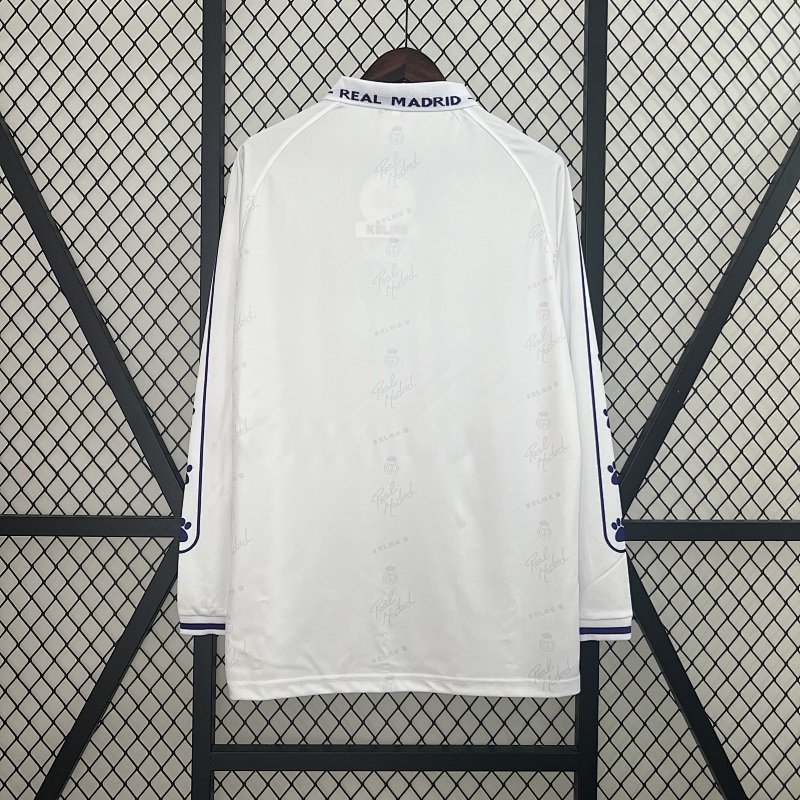 94-96 Real Madrid Maillot Domicile Retro Manches Longues – Image 5