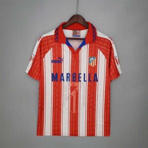 95-96 Atletico Madrid Maillot Domicile
