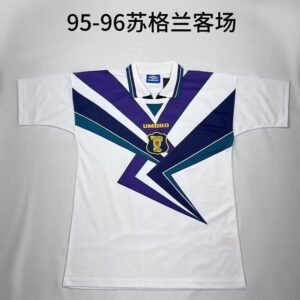 95-96 Ecosse Maillot Exterieur Retro