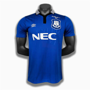 95-96 Everton Maillot Domicile