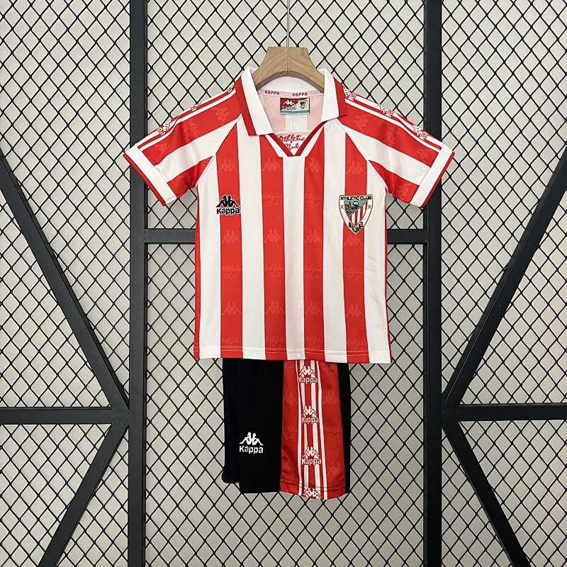 95-97 Athletic Bilbao Maillot Domicile Retro Enfant