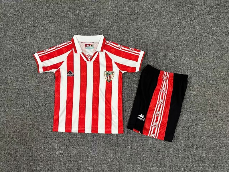 95-97 Athletic Bilbao Maillot Domicile Retro Enfant