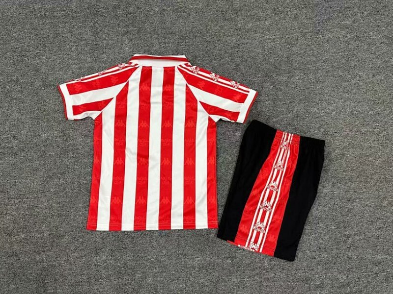 95-97 Athletic Bilbao Maillot Domicile Retro Enfant – Image 4