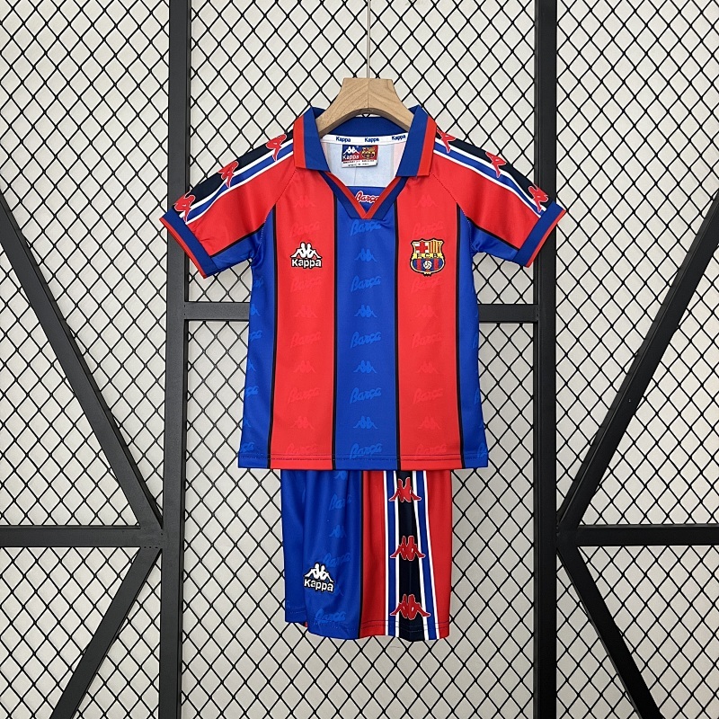 95-97 Barcelona Maillot Domicile Retro Enfant